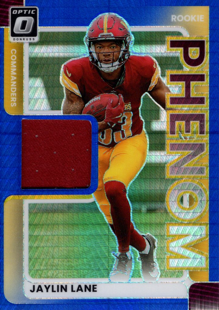 2025 Donruss Optic Rookie Phenoms Blue Hyper #32 Jaylin Lane