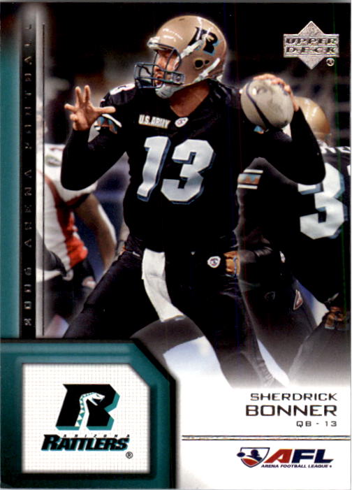 2006 Upper Deck AFL 1 Sherdrick Bonner NMMT