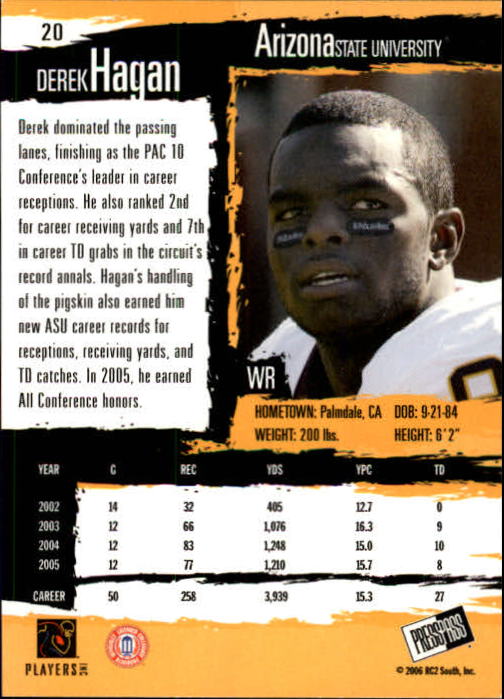 2006 Press Pass Football "Main Set" Base Cards #1 to #50 - Picture 39 of 91