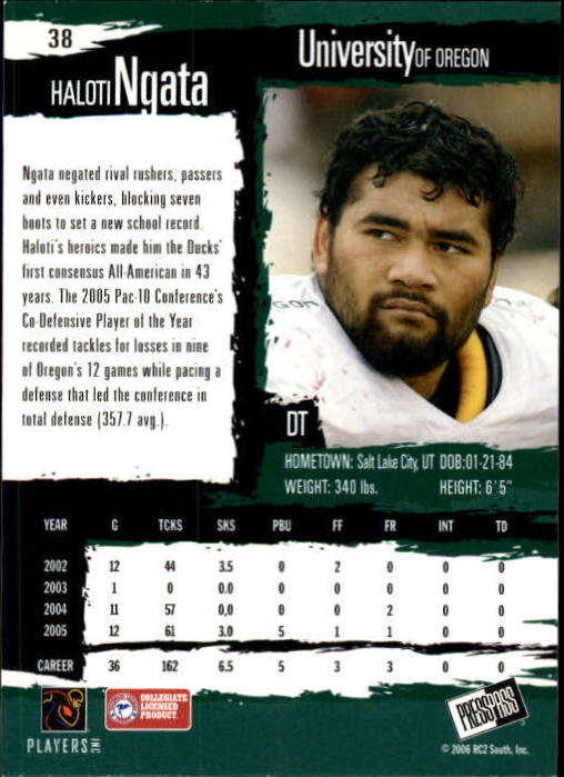 2006 Press Pass Football "Main Set" Base Cards #1 to #50 - Picture 75 of 91