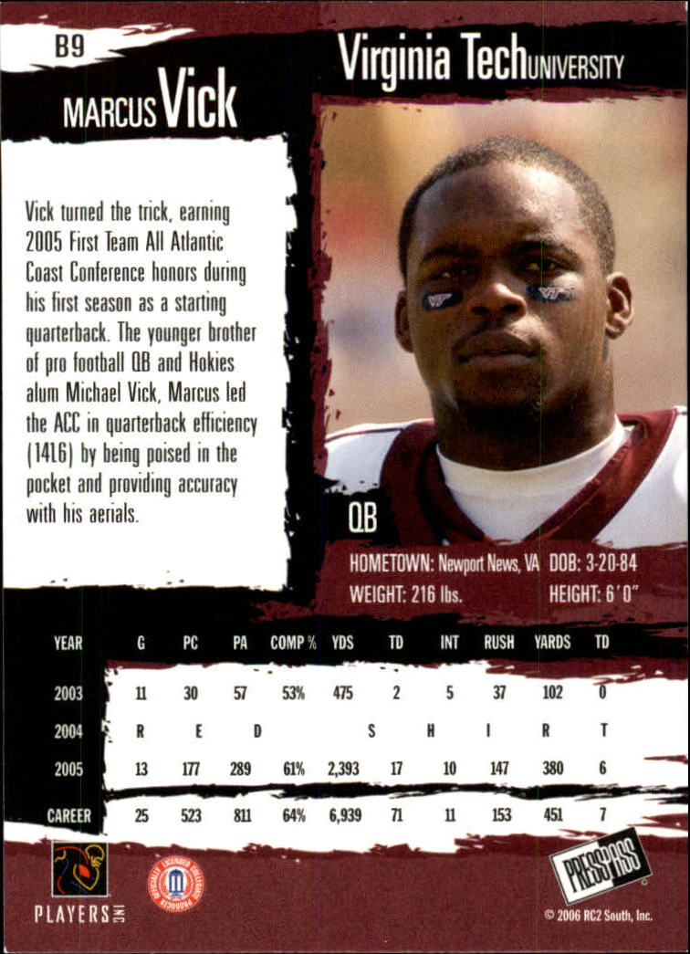 2006 Press Pass Football "Parallel" Cards - Picture 13 of 17