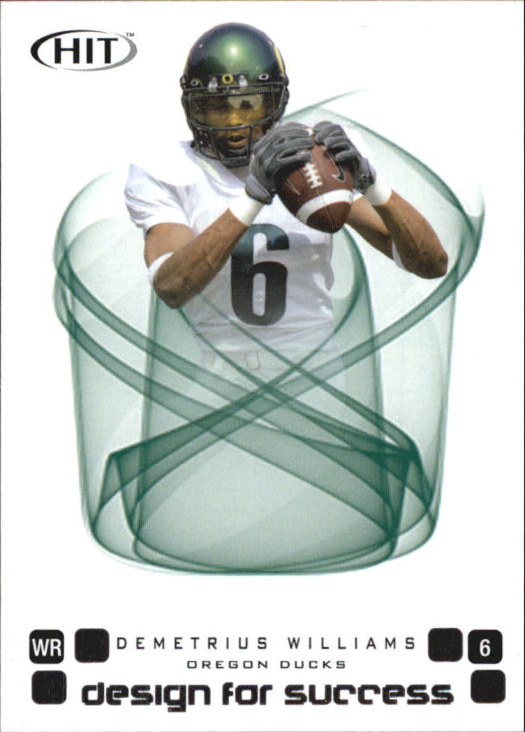 2006 Sage HIT Football "Design for Success Silver" Insert Cards - Picture 52 of 77