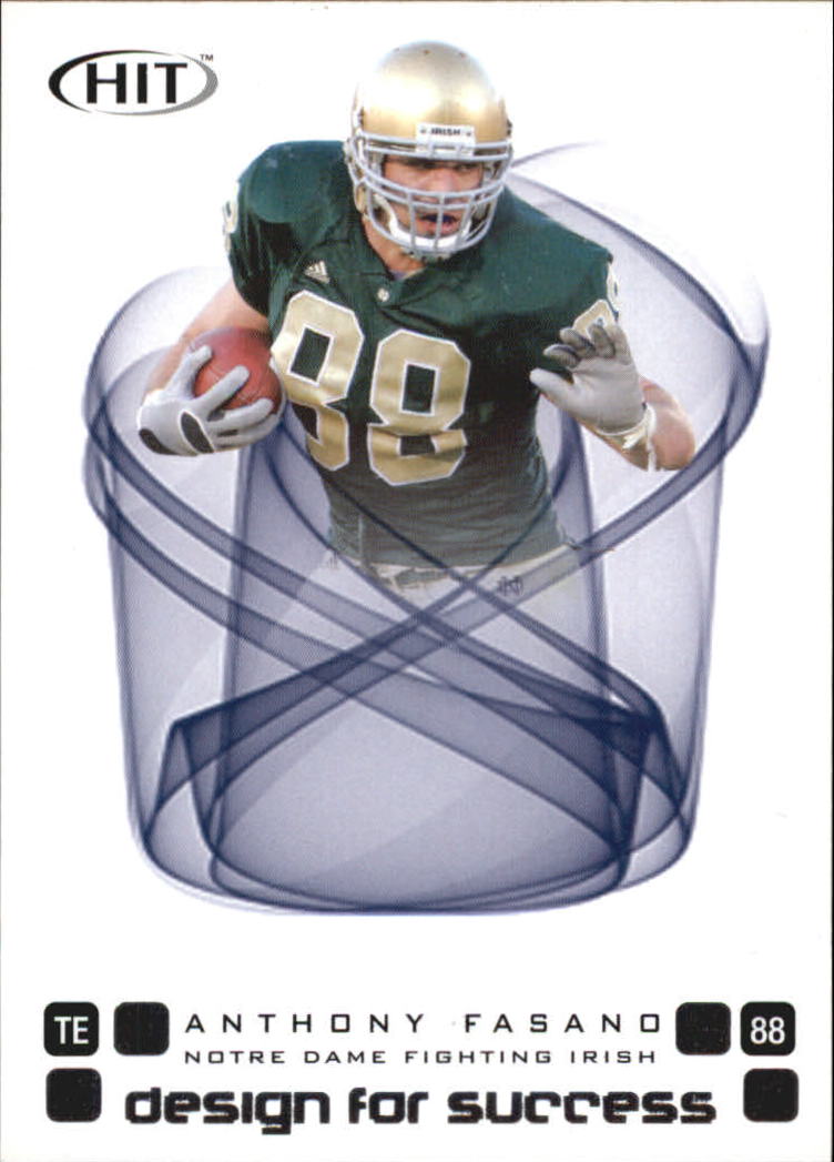 2006 Sage HIT Football "Design for Success Silver" Insert Cards - Picture 74 of 77