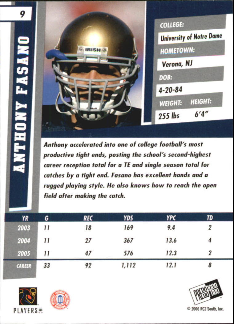 2006 Press Pass SE Football "Main Set" Cards - Picture 19 of 81