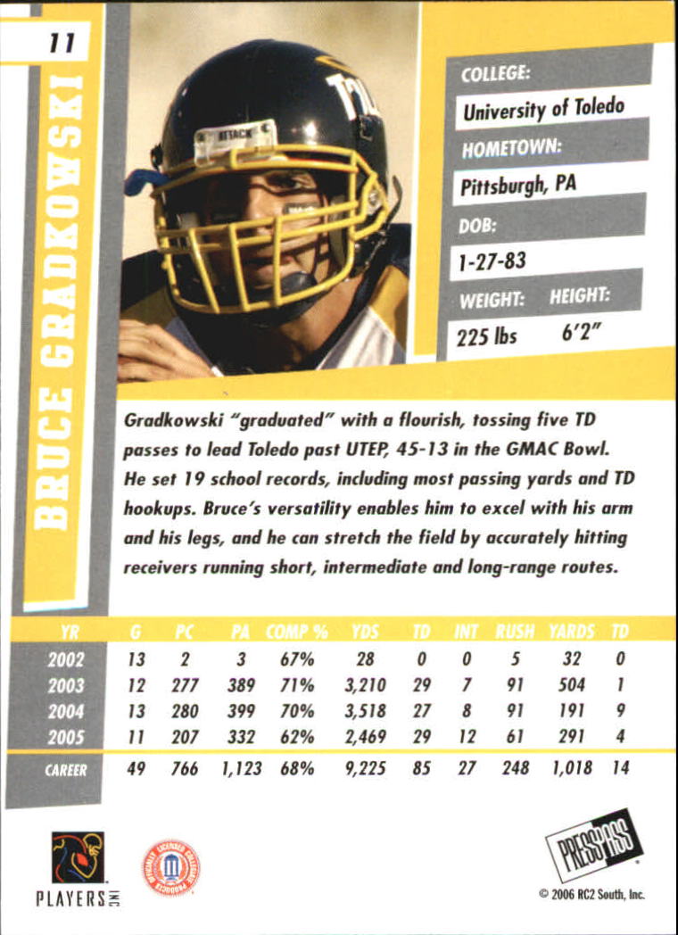 2006 Press Pass SE Football "Main Set" Cards - Picture 23 of 81