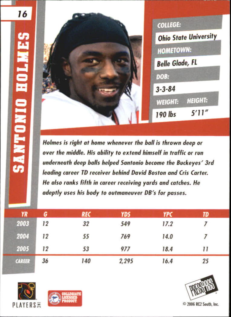 2006 Press Pass SE Football "Main Set" Cards - Picture 33 of 81