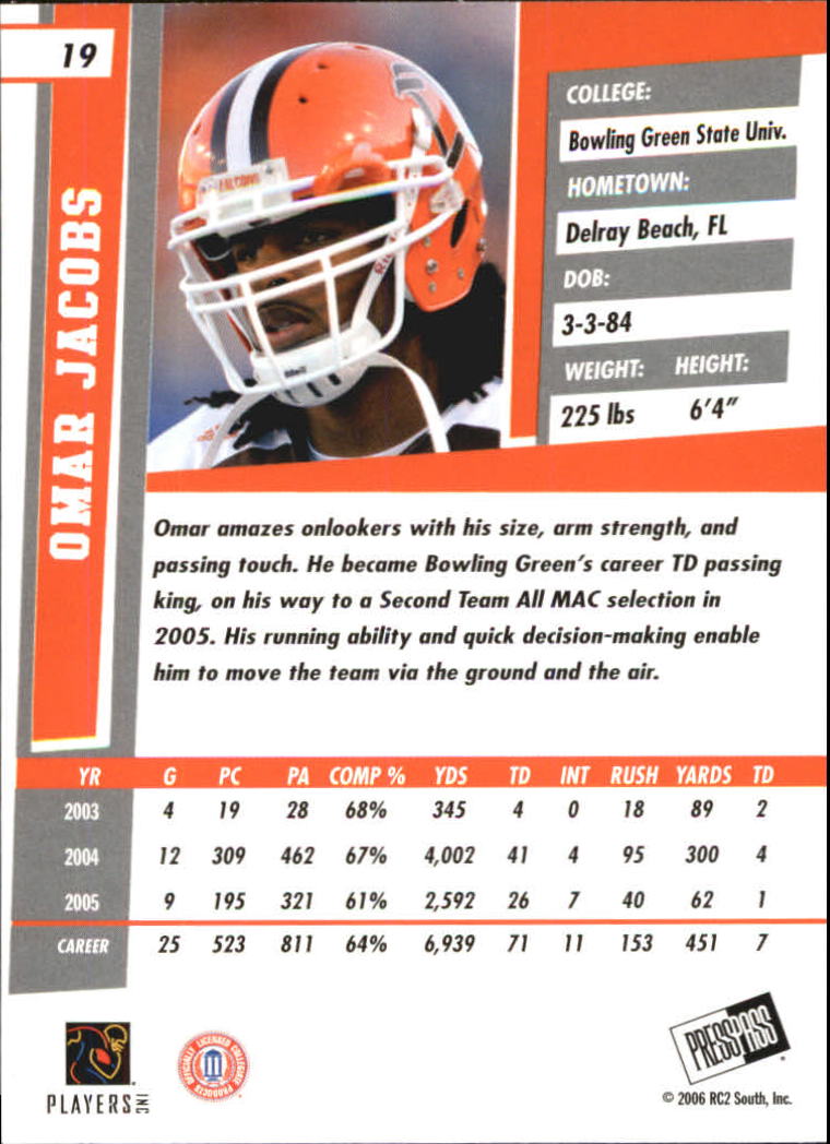 2006 Press Pass SE Football "Main Set" Cards - Picture 39 of 81