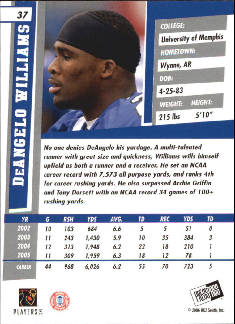 2006 Press Pass SE Football "Main Set" Cards - Picture 75 of 81