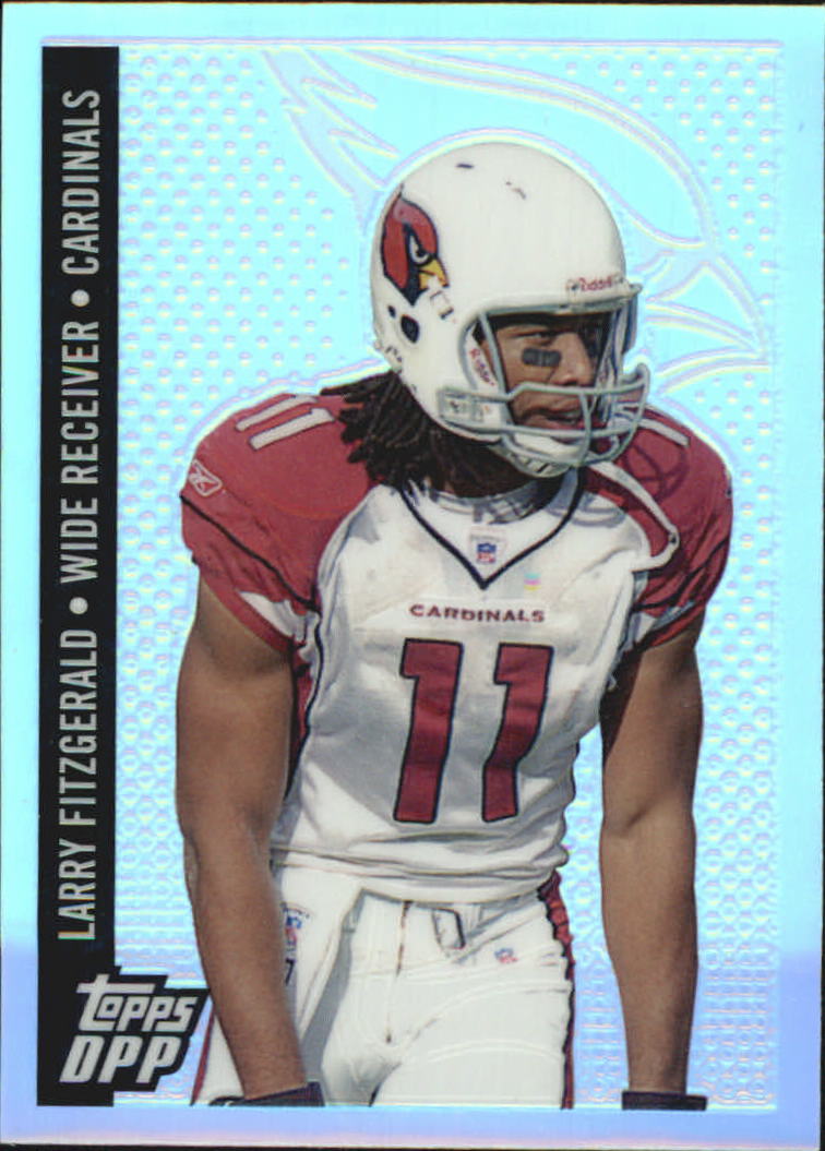 2006 Topps Draft Picks and Prospects Chrome Black Refractors #12 Larry Fitzgerald
