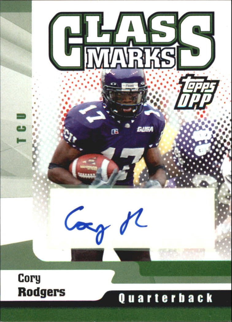 2006 Topps Draft Picks and Prospects Class Marks Autographs #CMCR Cory Rodgers F