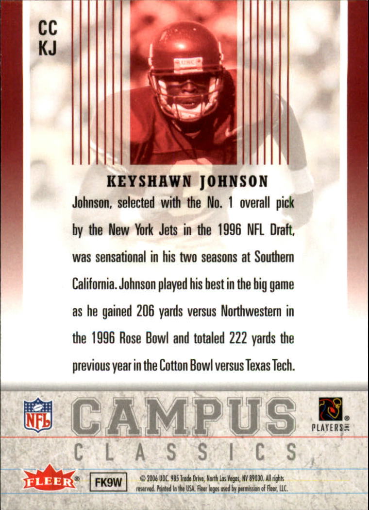 2006 Ultra Football Campus Classics Insert Singles - You Choose - Bild 11 von 21