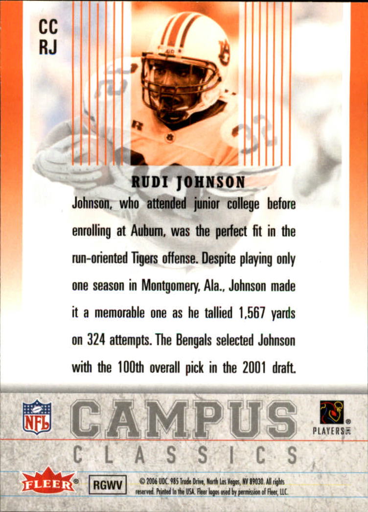 2006 Ultra Football Campus Classics Insert Singles - You Choose - Bild 15 von 21