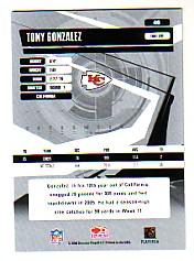 2006 Donruss Elite #49 Tony Gonzalez back image