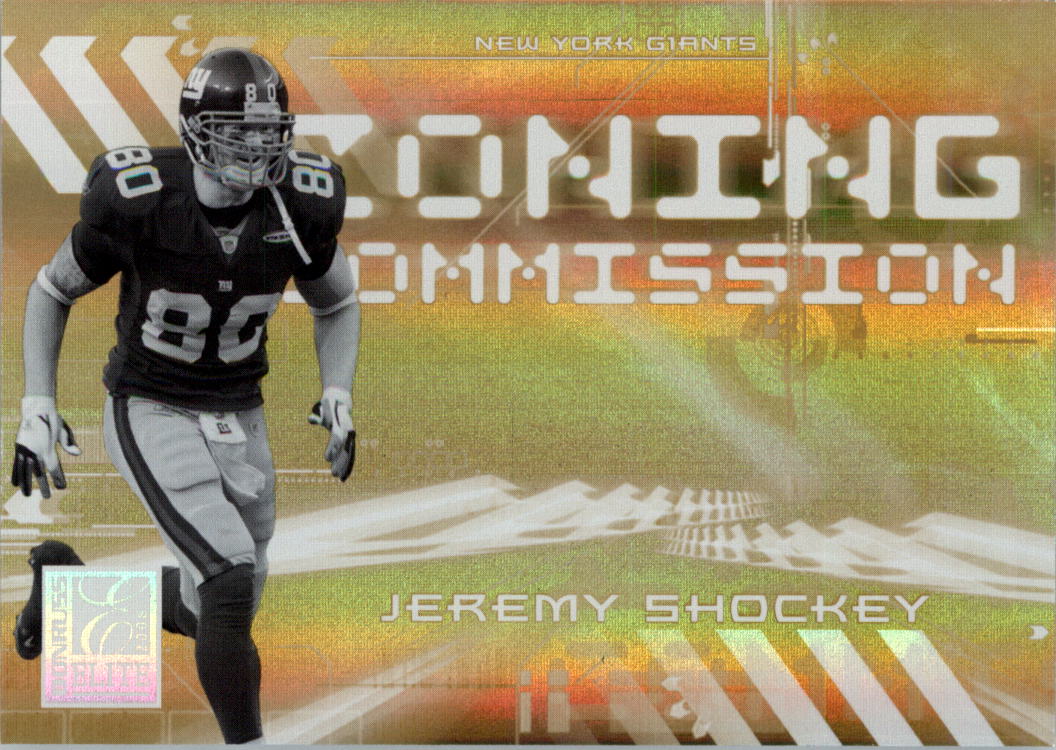 2006 Donruss Elite Zoning Commission Gold #22 Jeremy Shockey