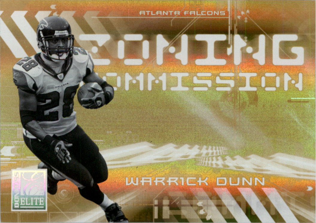 2006 Donruss Elite Zoning Commission Gold #28 Warrick Dunn