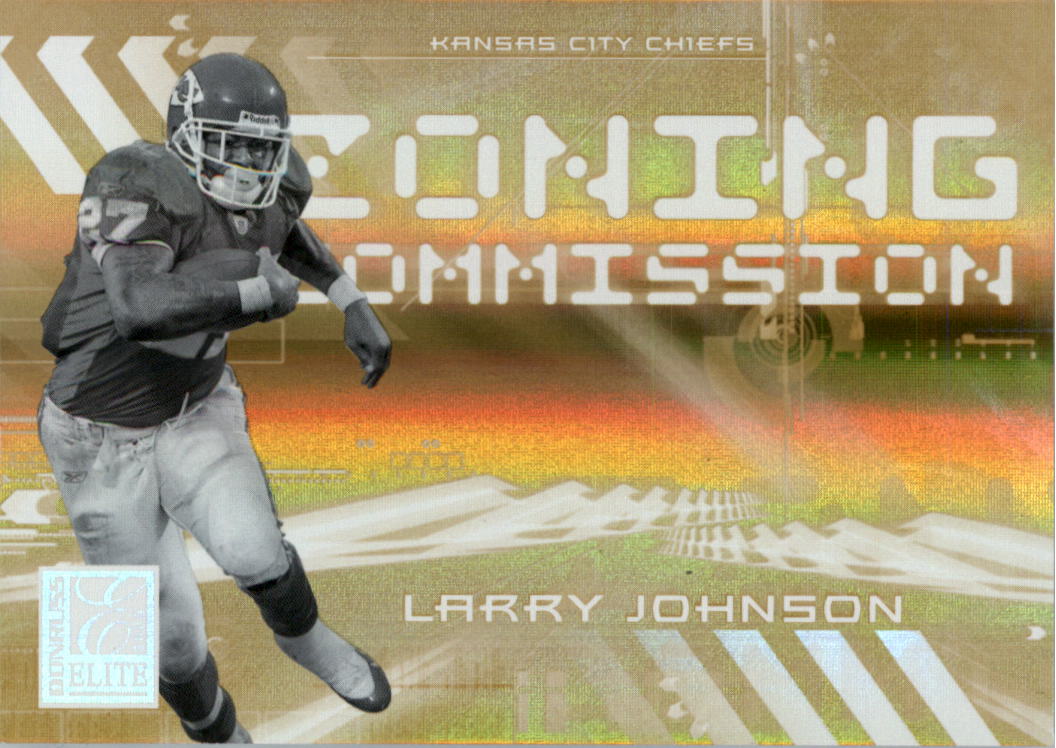 2006 Donruss Elite Zoning Commission Gold #35 Larry Johnson