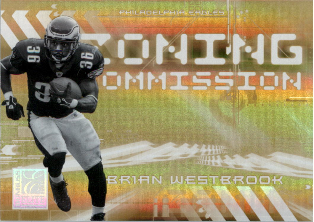 2006 Donruss Elite Zoning Commission Gold #39 Brian Westbrook