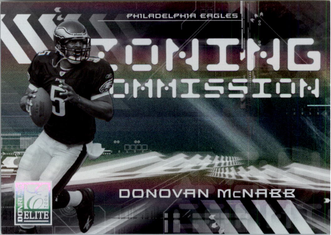 2006 Donruss Elite Zoning Commission Black #2 Donovan McNabb
