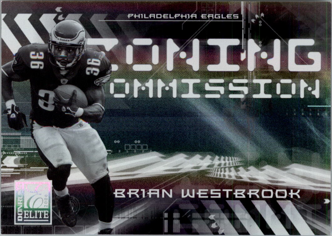 2006 Donruss Elite Zoning Commission Black #39 Brian Westbrook