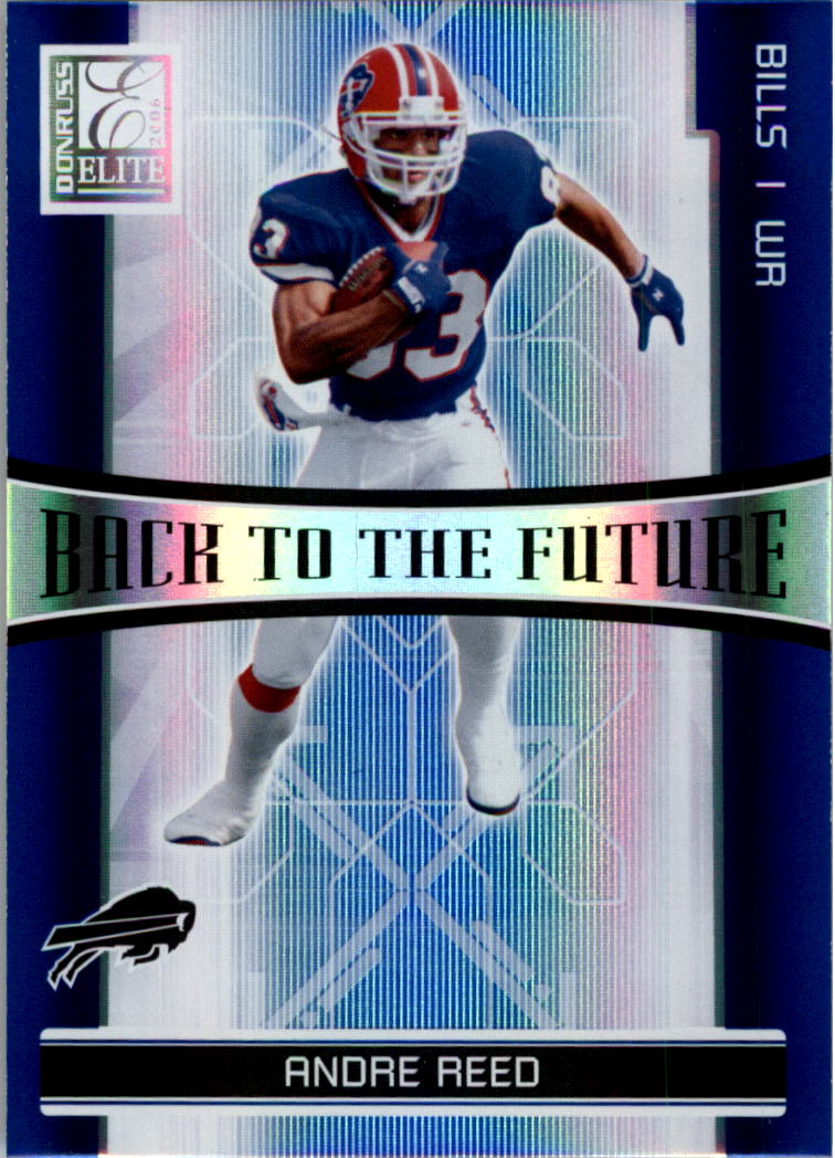 2006 Donruss Elite Back to the Future Blue #2 Andre Reed/Lee Evans