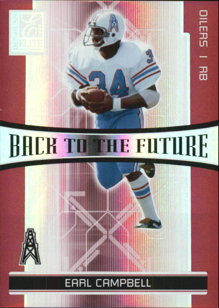 2006 Donruss Elite Back to the Future Red #18 Earl Campbell/Chris Brown