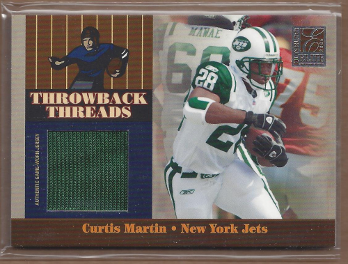 2006 Donruss Elite Throwback Threads #28 Curtis Martin