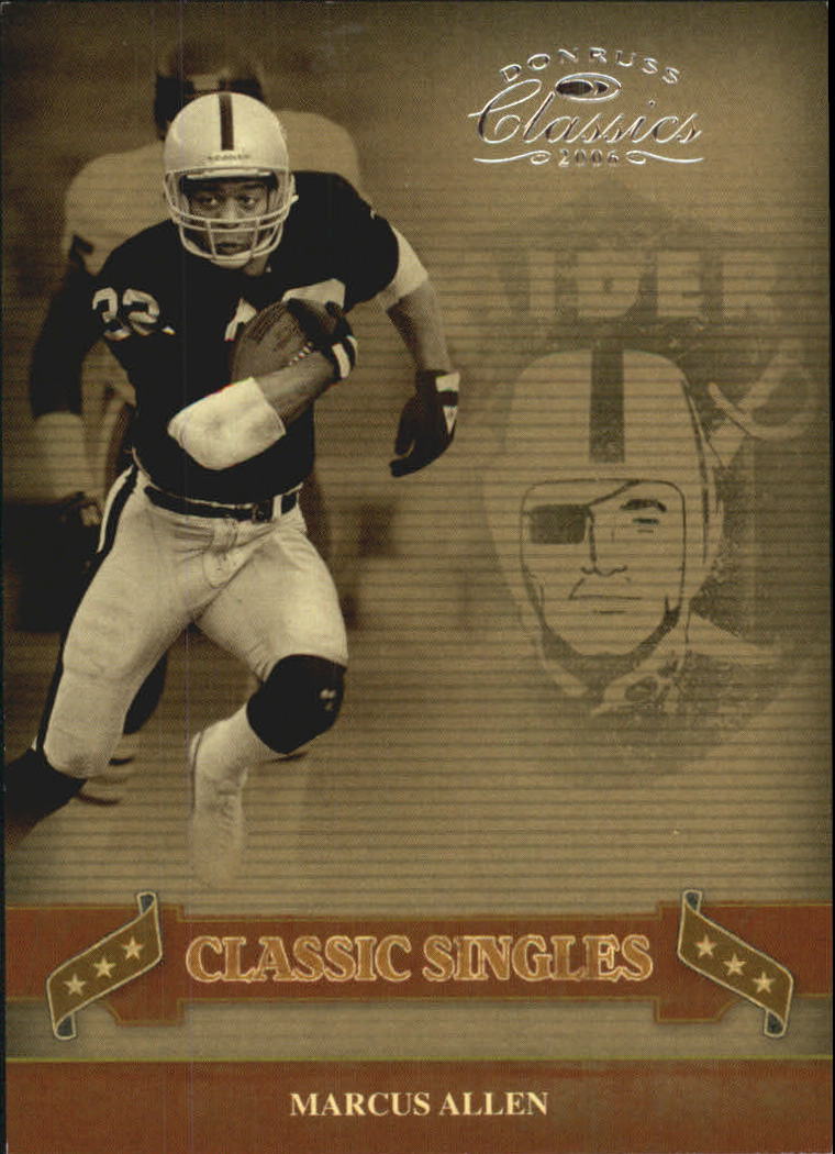 2006 Donruss Classics Classic Singles Silver #14 Marcus Allen