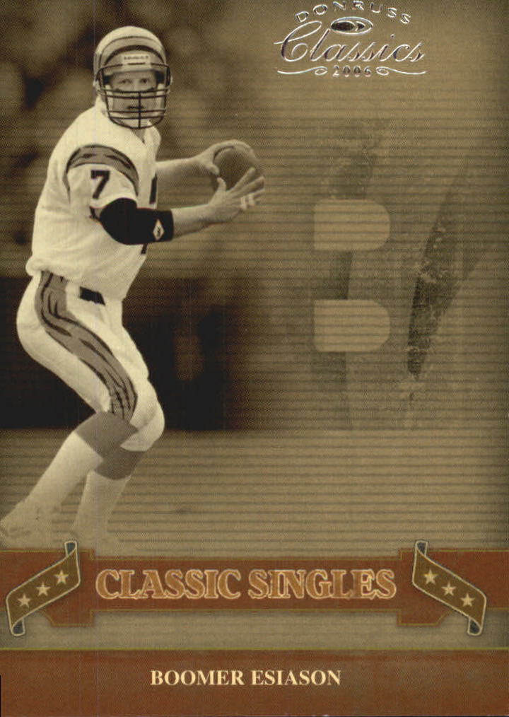 2006 Donruss Classics Classic Singles Silver #29 Boomer Esiason