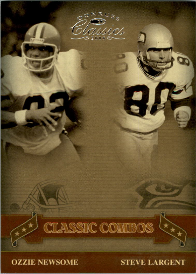 2006 Donruss Classics Classic Combos Silver #11 O.Newsome/S.Largent