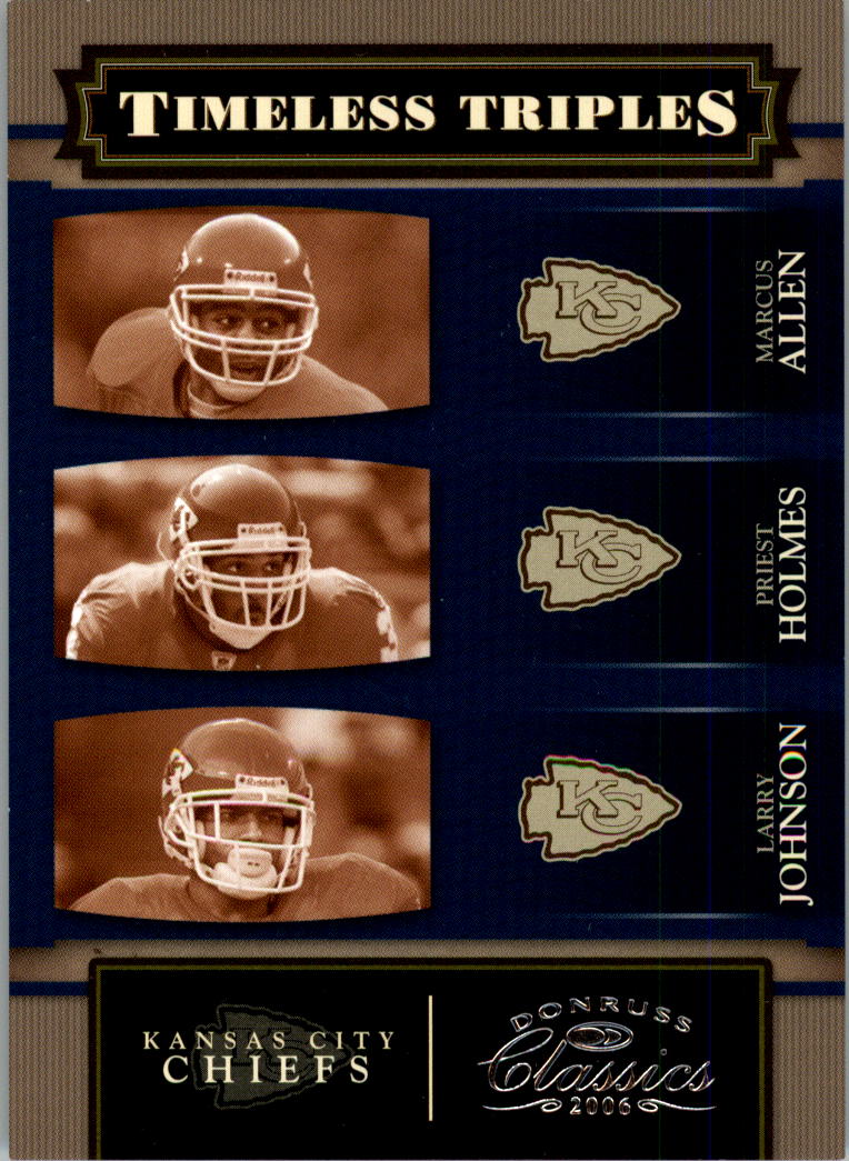 2006 Donruss Classics Timeless Triples Silver #7 Allen/Holmes/Johnson