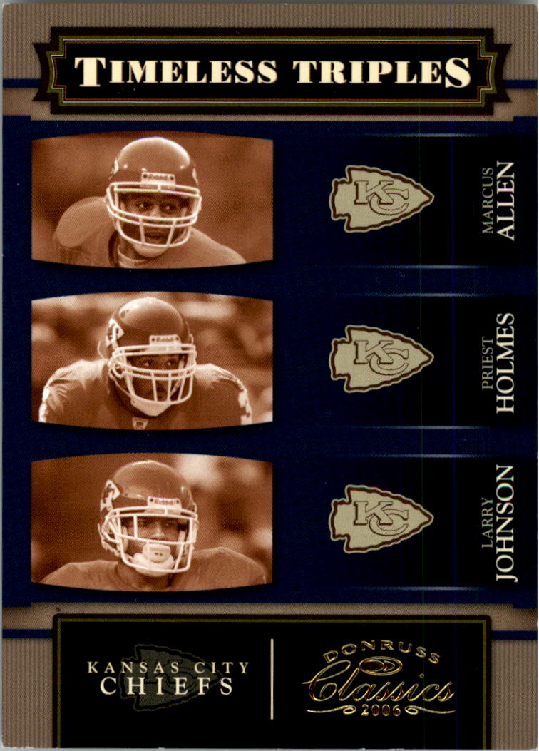2006 Donruss Classics Timeless Triples Gold #7 Allen/Holmes/Johnson