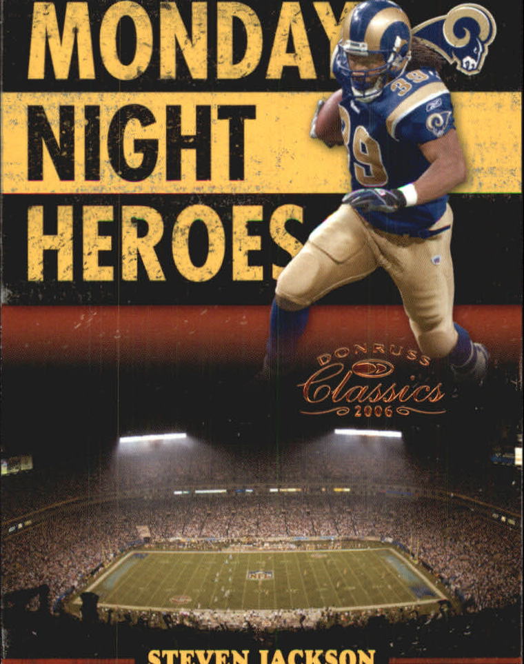 2006 Donruss Classics Monday Night Heroes Bronze #28 Steven Jackson