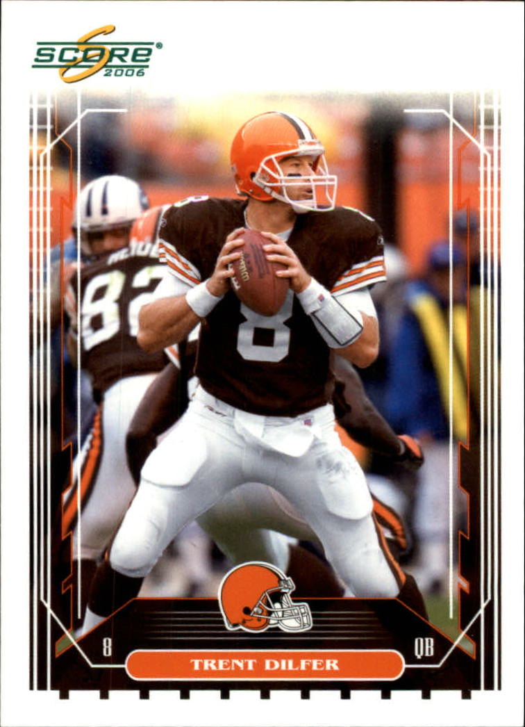 2006 Score #66A Trent Dilfer/Browns photo/pack only