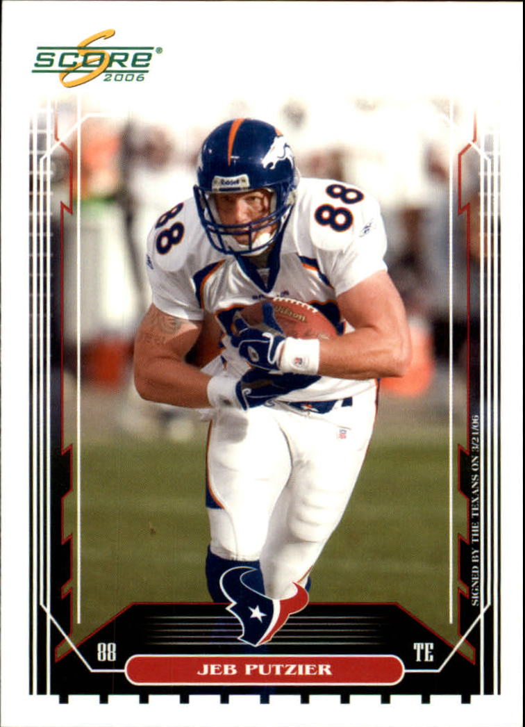 2006 Score #86A Jeb Putzier/Broncos photo/pack only