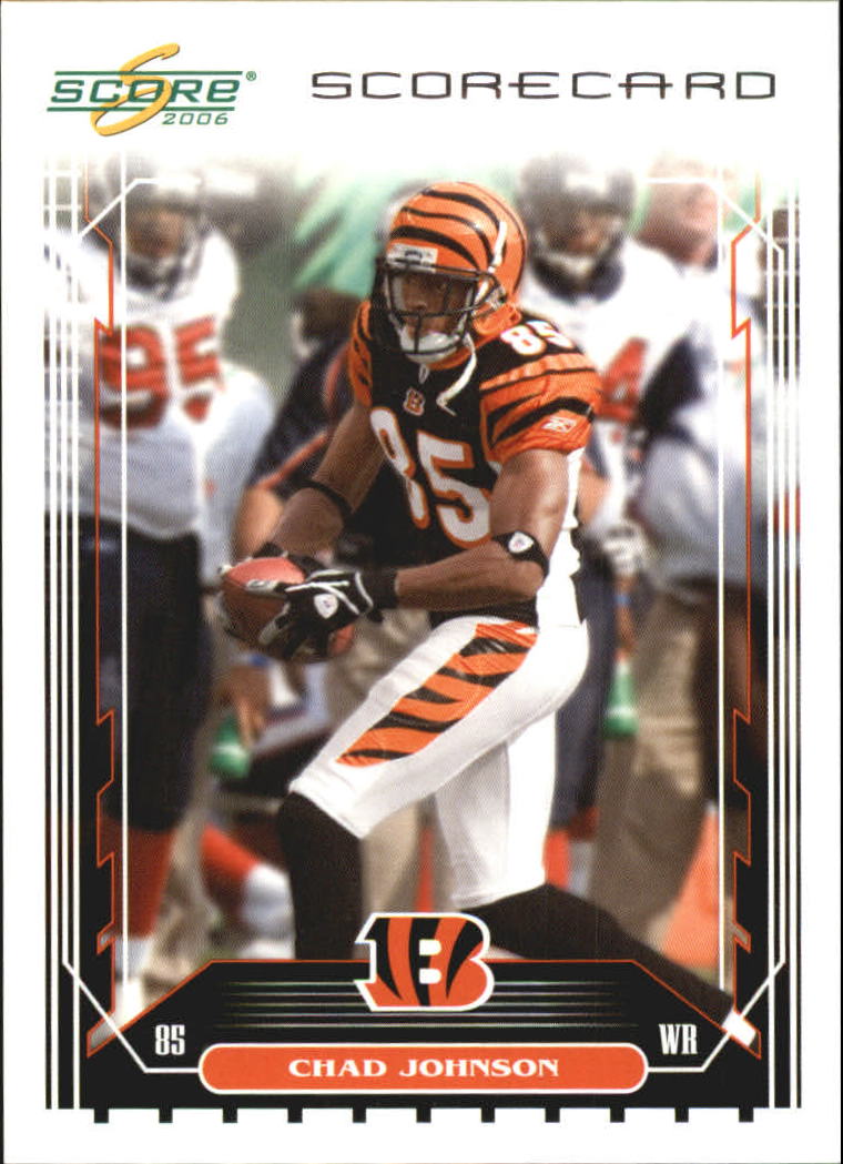 2006 Score Scorecard Cincinnati Bengals Football Card 55