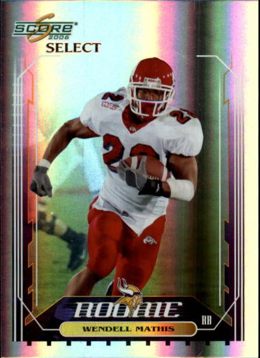 2006 Select #404 Wendell Mathis RC