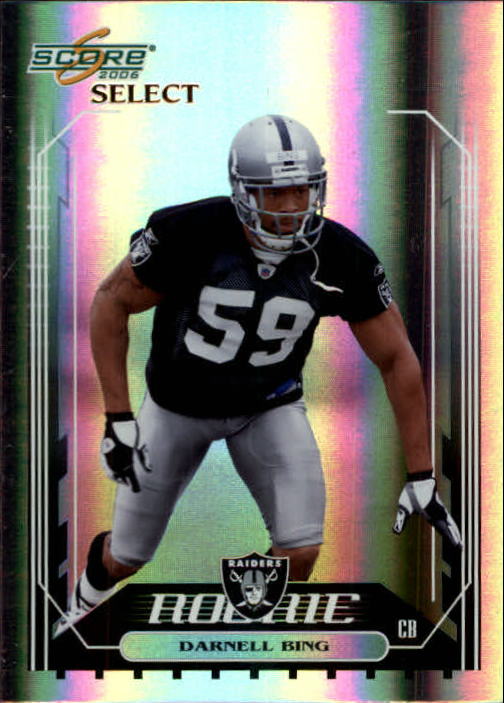 Darnell Bing autographed Football Card (Oakland Raiders) 2006