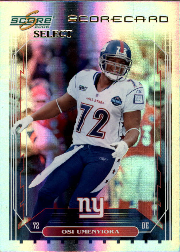 2006 Select Scorecard #182 Osi Umenyiora