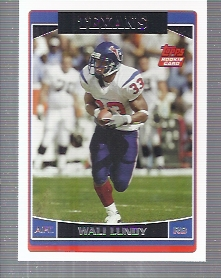 2006 Topps #343 Wali Lundy RC