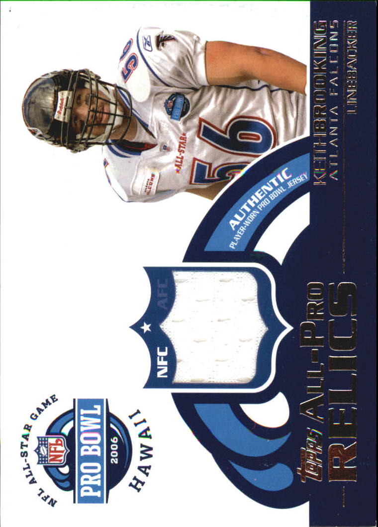2006 Topps All-Pro Relics #APKB Keith Brooking B