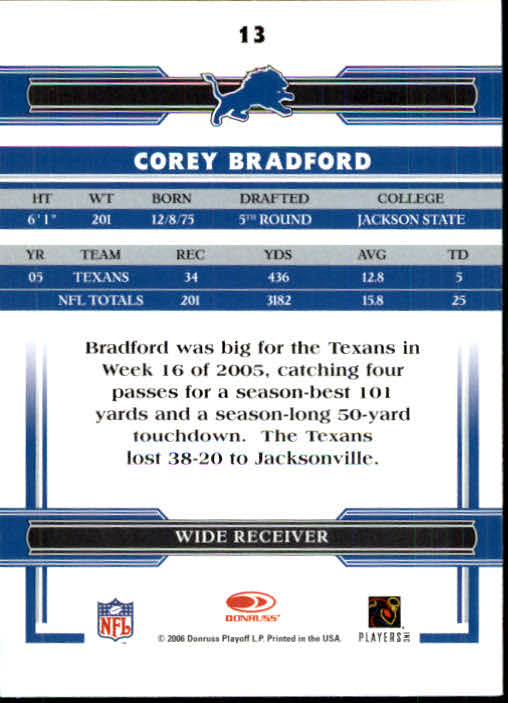A3093- 2006 Donruss Threads Fb Carte 1-220 + Inserti -si Pick- 15 + Gratis US - Foto 25 di 317