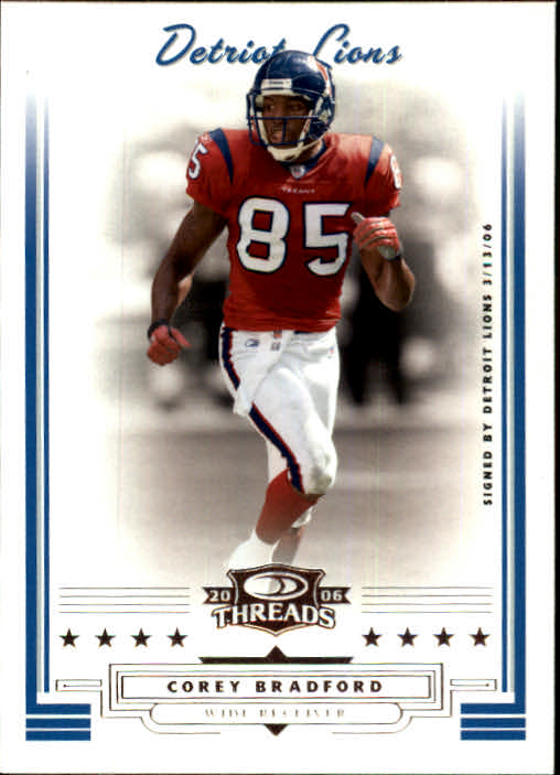 A3093- 2006 Donruss Threads Fb Carte 1-220 + Inserti -si Pick- 15 + Gratis US - Foto 24 di 317