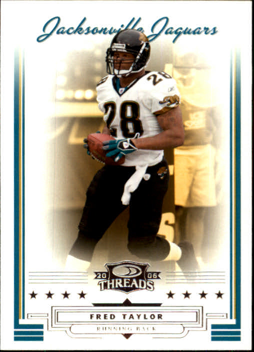 2006 Donruss Threads #18 Fred Taylor