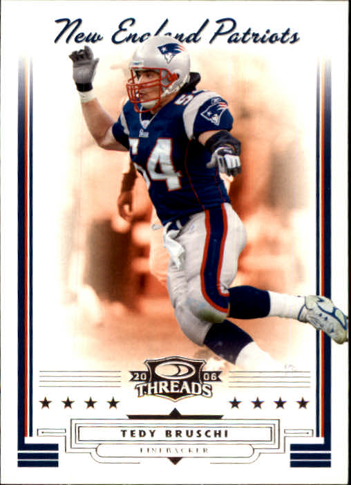 2006 Donruss Threads #62 Tedy Bruschi