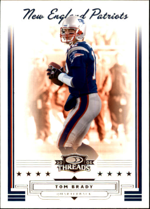 2006 Donruss Threads #63 Tom Brady
