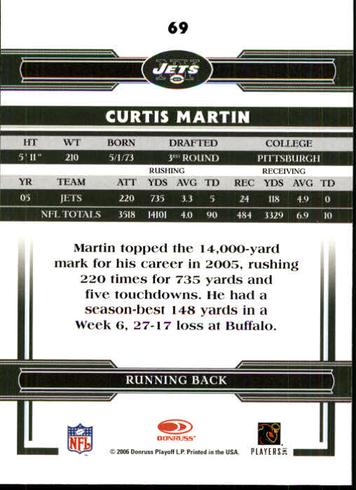 A3093- 2006 Donruss Threads Fb Carte 1-220 + Inserti -si Pick- 15 + Gratis US - Foto 131 di 317