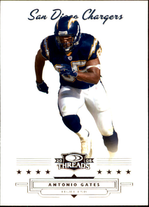 2006 Donruss Threads #73 Antonio Gates