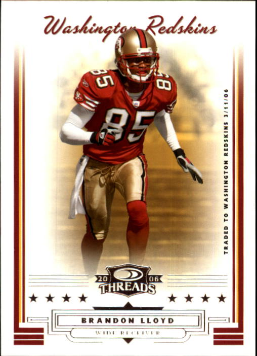 2006 Donruss Threads #78 Brandon Lloyd