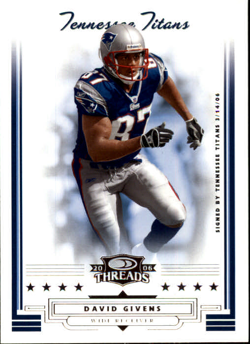 A3093- 2006 Donruss Threads Fb Carte 1-220 + Inserti -si Pick- 15 + Gratis US - Foto 204 di 317