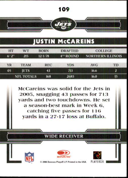 A3093- 2006 Donruss Threads Fb Carte 1-220 + Inserti -si Pick- 15 + Gratis US - Foto 211 di 317